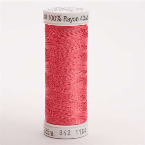 Sulky 40 wt 250 Yard Rayon Thread - 942-1154 - Coral