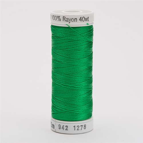 Sulky 40 wt 250 Yard Rayon Thread - 942-1278 - Bright Green