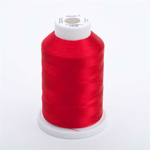 Sulky 40 wt 1500 Yard Rayon Thread - 944-1039 - True Red