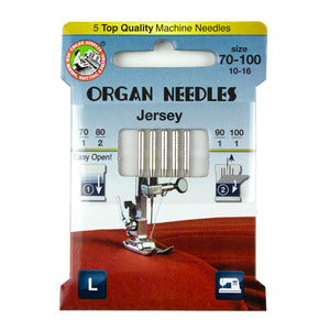 Jersey Asst (1 Ea 70/90/100 - 2ea 80), 5 Needles per Eco pack