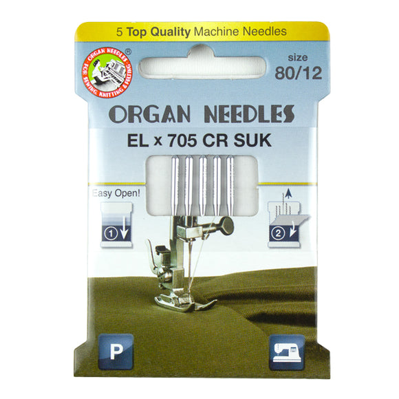 Elx705 Chromium SUK Size 80, 5 Needles per Eco pack