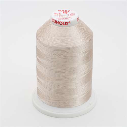 Sulky 40 wt 5500 Yard Rayon Thread - 940-0508 - Sand – Carolina Thread ...