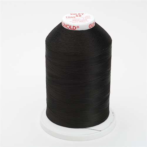 Sulky 40 wt 5500 Yard Rayon Thread - 940-1234 - Almost Black – Carolina  Thread Place