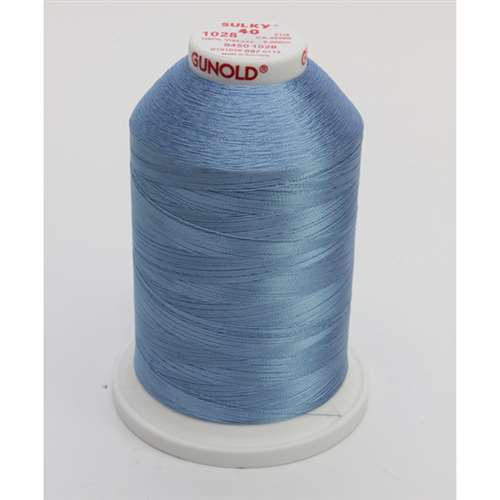 Sulky 40 wt 5500 Yard Rayon Thread - 940-1028 - Baby Blue