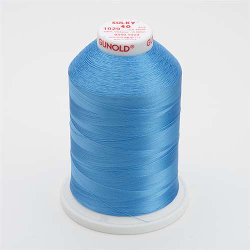 Sulky 40 wt 5500 Yard Rayon Thread - 940-1029 - Medium Blue