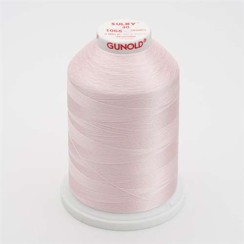 Sulky 40 wt 5500 Yard Rayon Thread - 940-1068 - Pink Tint – Carolina ...