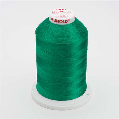 Sulky 40 wt 5500 Yard Rayon Thread - 940-1079 - Emerald Green