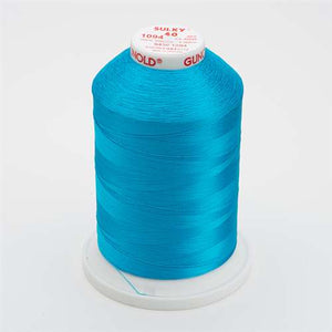 Sulky 40 wt 5500 Yard Rayon Thread - 940-1094 - Medium Turquoise