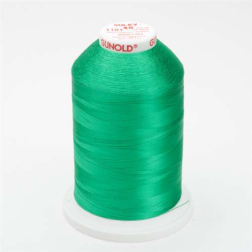 Sulky 40 wt 5500 Yard Rayon Thread - 940-1101 - True Green