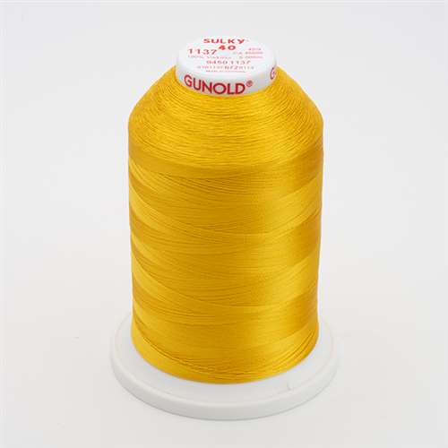 Sulky 40 wt 5500 Yard Rayon Thread - 940-1137 - Yellow orange
