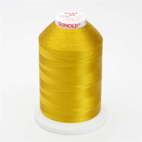 Sulky 40 wt 5500 Yard Rayon Thread - 940-1159 - Temple Gold – Carolina ...