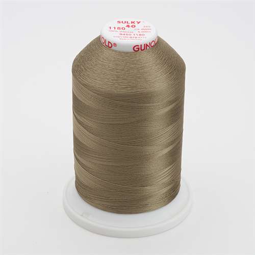 Sulky 40 wt 5500 Yard Rayon Thread - 940-1180 - Med Taupe