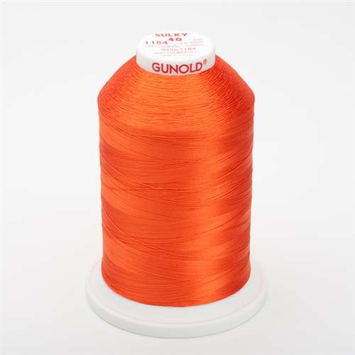 Sulky 40 wt 5500 Yard Rayon Thread - 940-1184 - Orange Red