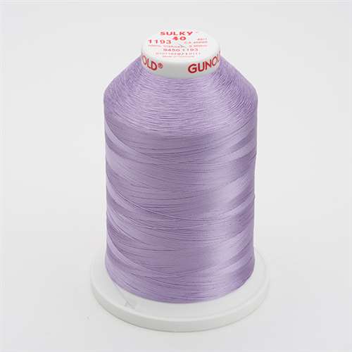 Sulky 40 wt 5500 Yard Rayon Thread - 940-1193 - Lavender