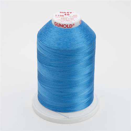 Sulky 40 wt 5500 Yard Rayon Thread - 940-1196 - Blue