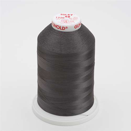 Sulky 40 wt 5500 Yard Rayon Thread - 940-1220 - Charcoal Gray