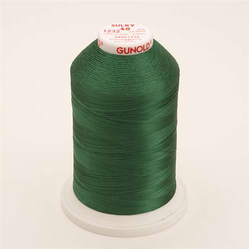 Sulky 40 wt 5500 Yard Rayon Thread - 940-1232 - Classic Green