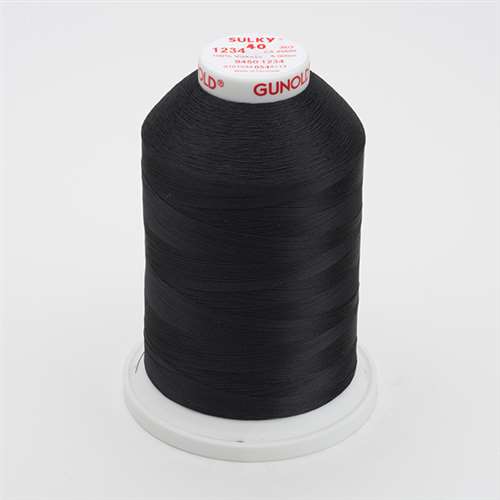 Sulky 40 wt 5500 Yard Rayon Thread - 940-1234 - Almost Black