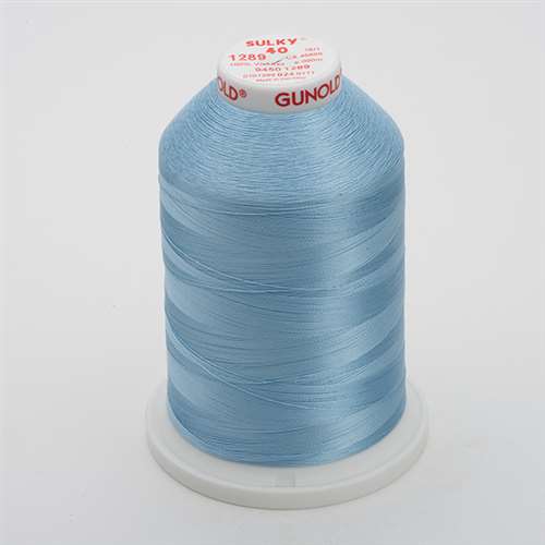 Sulky 40 wt 5500 Yard Rayon Thread - 940-1289 - Ice Blue
