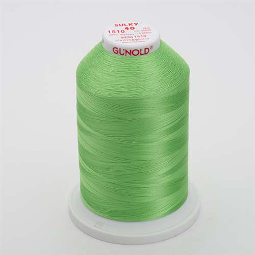 Sulky 40 wt 5500 Yard Rayon Thread - 940-1510 - Lime Green
