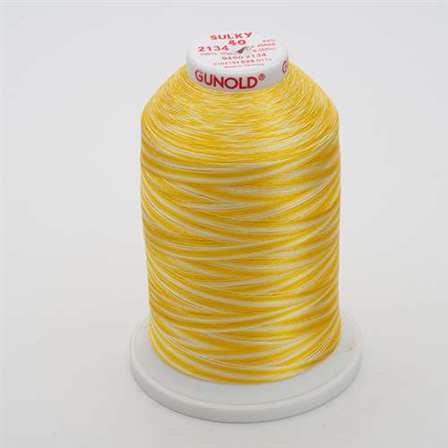 Sulky 40 wt 5500 Yard Rayon Thread - 940-2134 - Golden Yellows Var