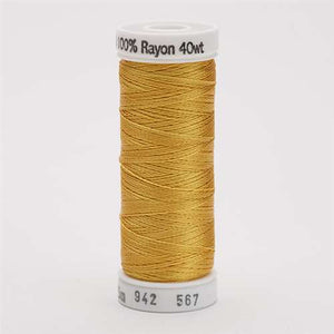 Sulky 40 wt 250 Yard Rayon Thread - 942-0567 - Butterfly Gold