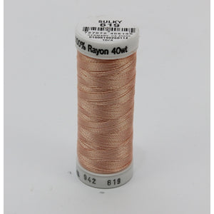 Sulky 40 wt 250 Yard Rayon Thread - 942-0619 - Dusty Peach
