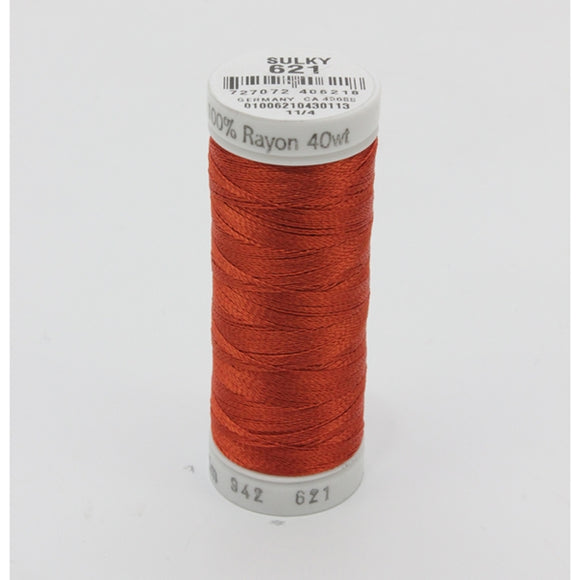 Sulky 40 wt 250 Yard Rayon Thread - 942-0621 - Sunset