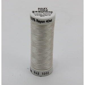 Sulky 40 wt 250 Yard Rayon Thread - 942-1002 - Soft White