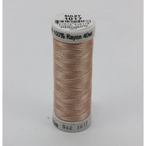 Sulky 40 wt 250 Yard Rayon Thread - 942-1017 - Pastel Peach