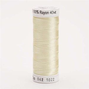 Sulky 40 wt 250 Yard Rayon Thread - 942-1022 - Cream