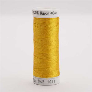 Sulky 40 wt 250 Yard Rayon Thread - 942-1024 - Goldenrod