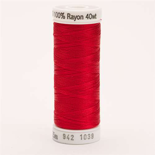 Sulky 40 wt 250 Yard Rayon Thread - 942-1039 - True Red