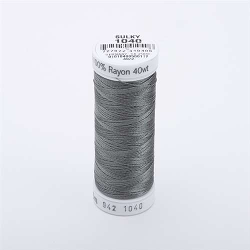 Sulky 40 wt 250 Yard Rayon Thread - 942-1040 - edium Dark Khaki
