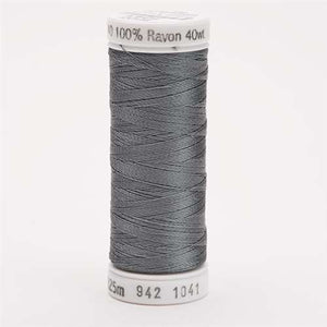 Sulky 40 wt 250 Yard Rayon Thread - 942-1041 - Medium Dark Grey