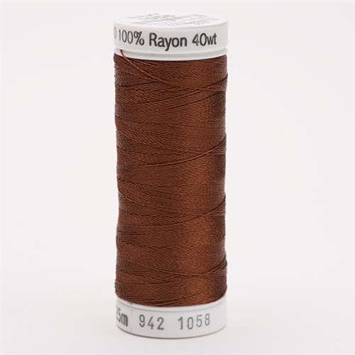 Sulky 40 wt 250 Yard Rayon Thread - 942-1058 - Tawny Brown
