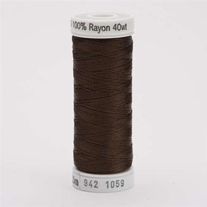 Sulky 40 wt 250 Yard Rayon Thread - 942-1059 - Dark Tawny Brown