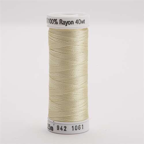 Sulky 40 wt 250 Yard Rayon Thread - 942-1061 - Pale Yellow