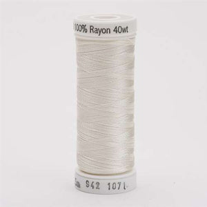 Sulky 40 wt 250 Yard Rayon Thread - 942-1071 - Off White