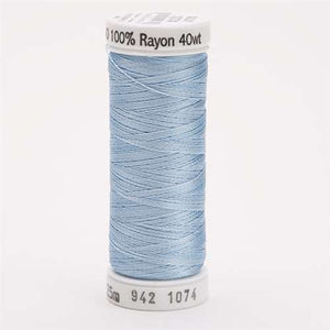 Sulky 40 wt 250 Yard Rayon Thread - 942-1074 - Powder Blue