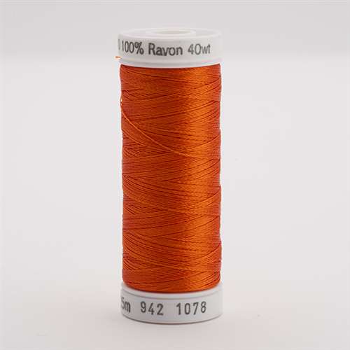 Sulky 40 wt 250 Yard Rayon Thread - 942-1078 - Tangerine