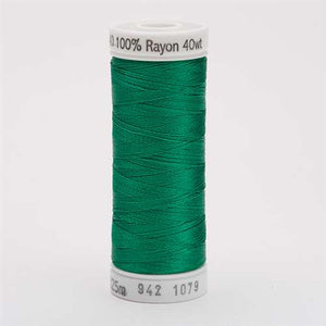 Sulky 40 wt 250 Yard Rayon Thread - 942-1079 - Emerald Green