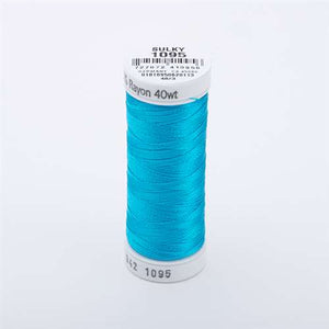 Sulky 40 wt 250 Yard Rayon Thread - 942-1095 - Turquoise