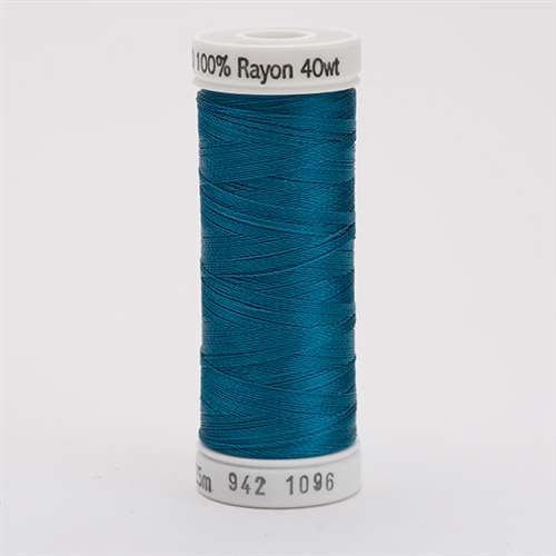 Sulky 40 wt 250 Yard Rayon Thread - 942-1096 - Dark Turquoise