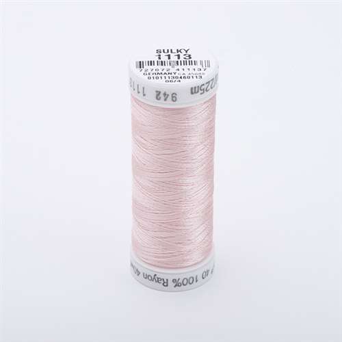 Sulky 40 wt 250 Yard Rayon Thread - 942-1113 - Pastel Mauve