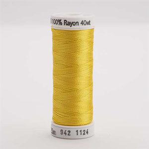 Sulky 40 wt 250 Yard Rayon Thread - 942-1124 - Sun Yellow