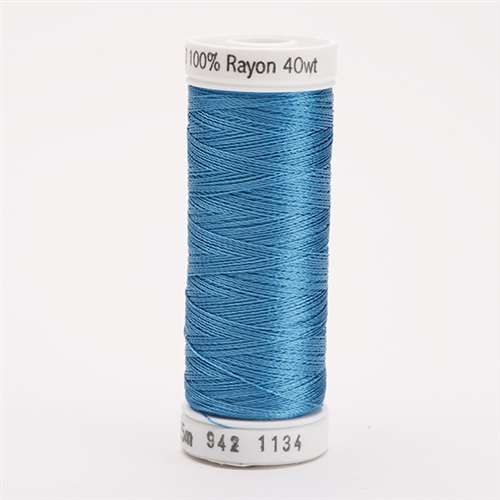 Sulky 40 wt 250 Yard Rayon Thread - 942-1134 - Peacock Blue