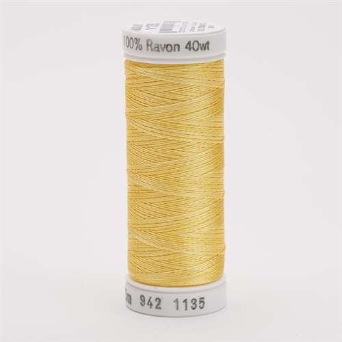 Sulky 40 wt 250 Yard Rayon Thread - 942-1135 - Pastel Yellow