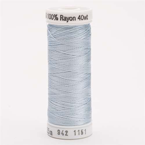 Sulky 40 wt 250 Yard Rayon Thread - 942-1151 - Powder Blue Tint