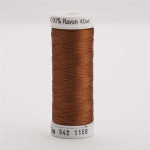 Sulky 40 wt 250 Yard Rayon Thread - 942-1158 - Dark Maple
